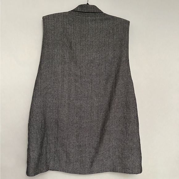 NWOT Nasty Gal Five O'Clock Somewhere Longline Blazer Herringbone Size 6 - Picture 12 of 15